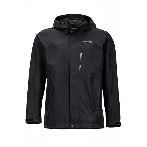 Marmot Rain Jacket Black NZ - Southridge Jackets Mens NZ4915806
